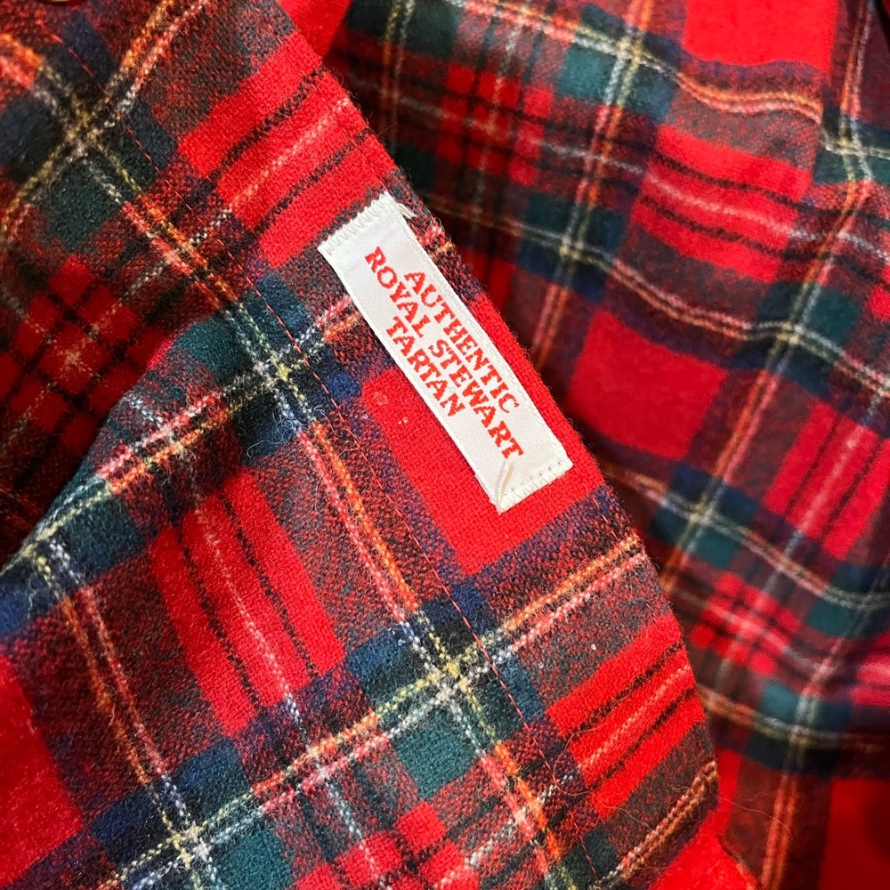 Authentic Wool Pendleton Tartan Button Up Size Me… - image 4